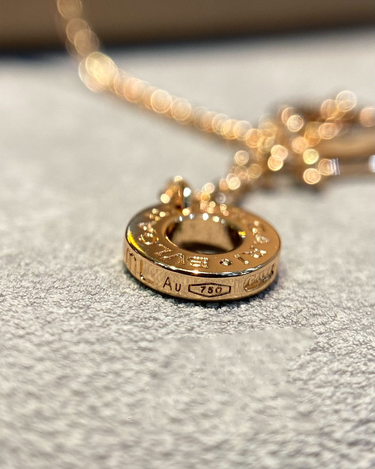 Bvlgari DREAM MOP DIAMOND PAVED PINK GOLD NECKLACE