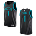 jordan Monk Hornets Black Jersey