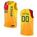 Bucks Yellow Custom Jersey