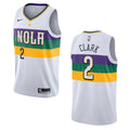 Nike Clark #2 Pelicans White Jersey