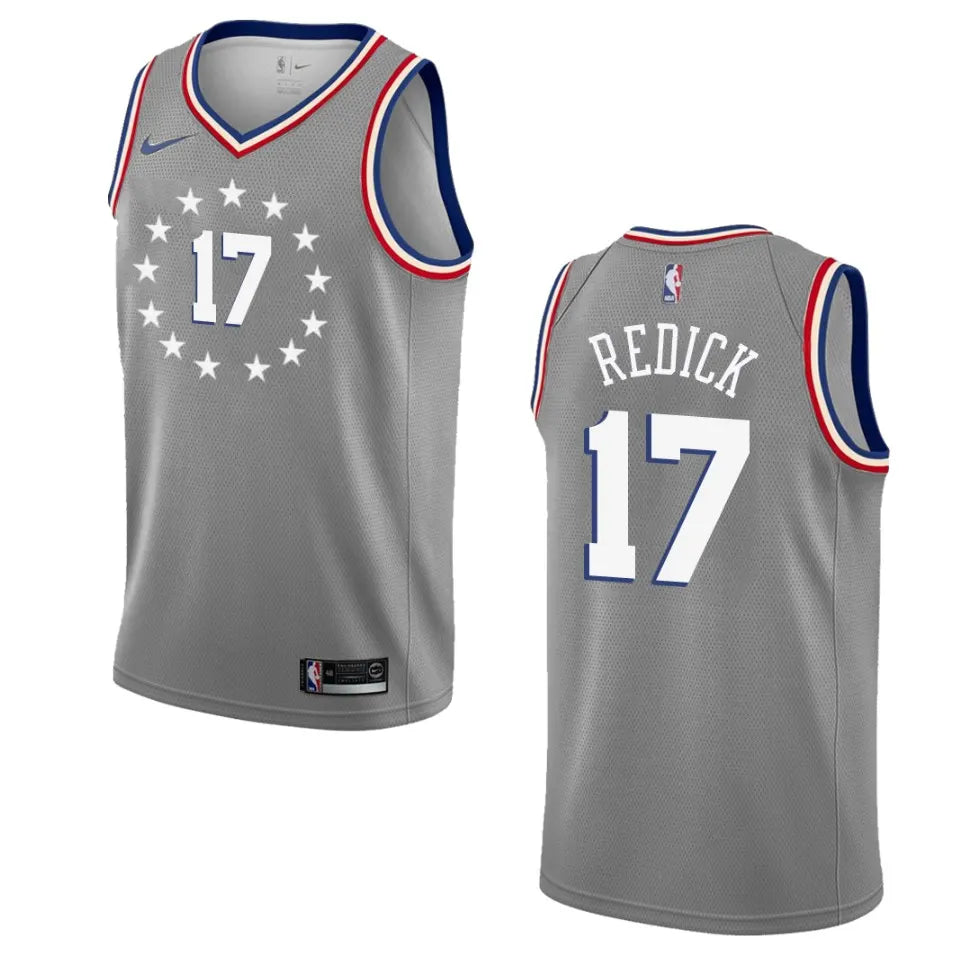 Redick Sixers Gray Jersey