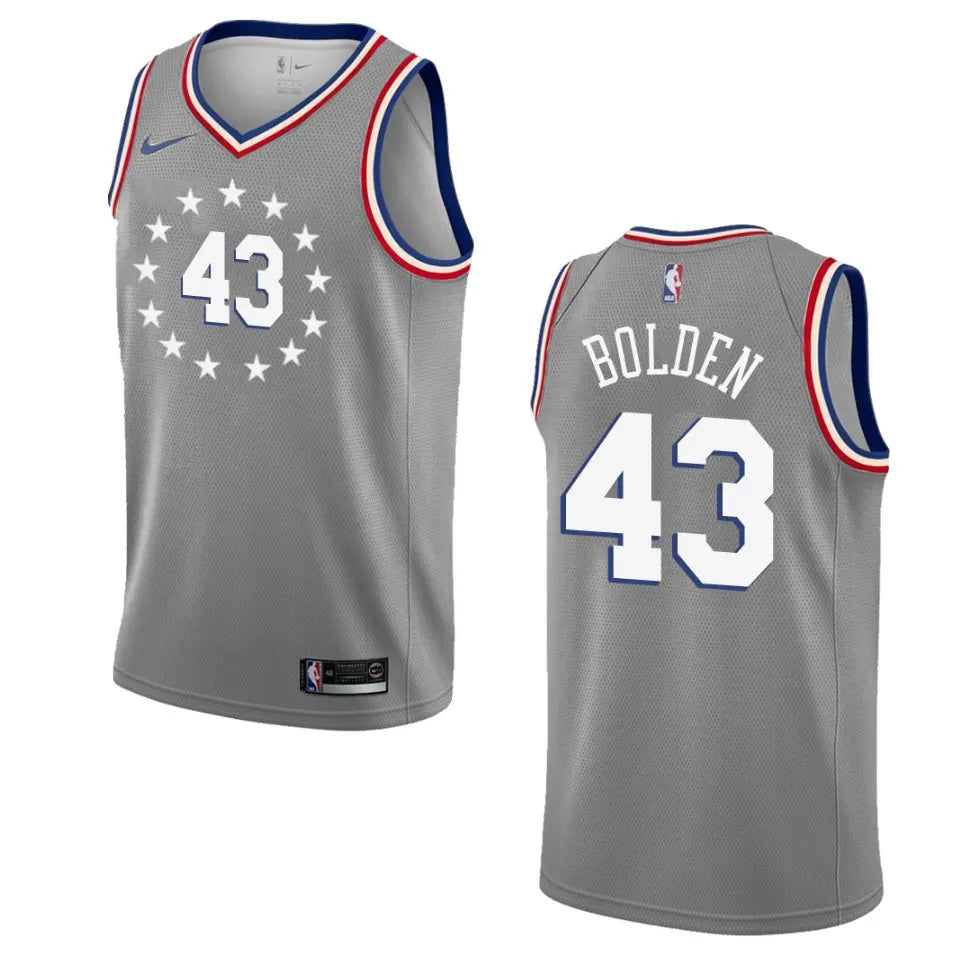 Bolden 76ers Gray Jersey