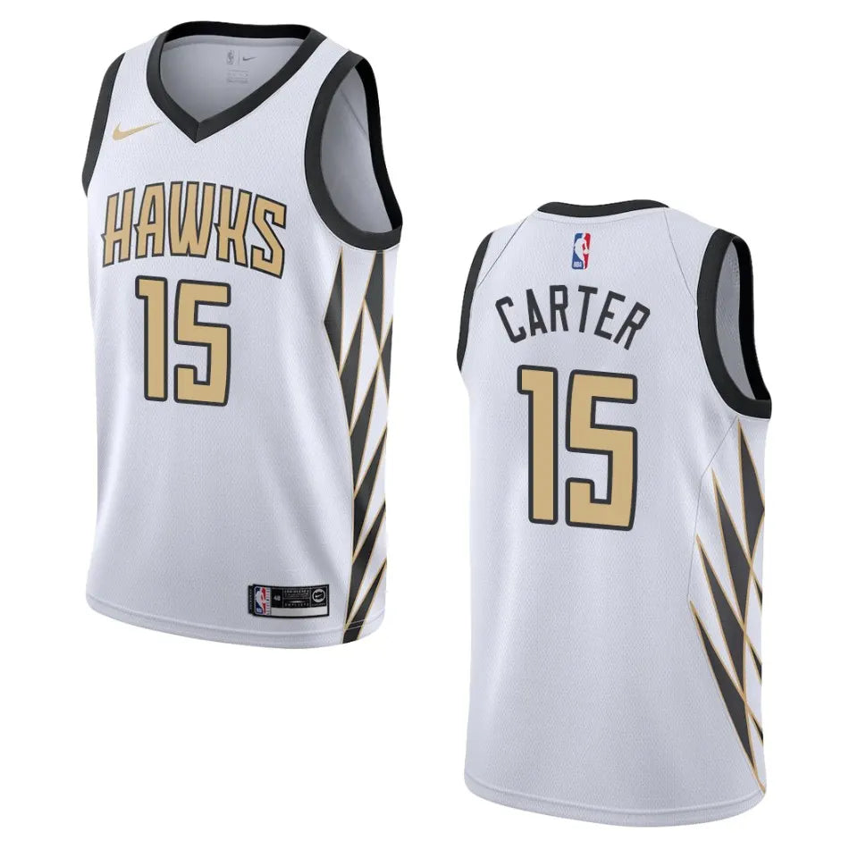 Carter Hawks White Jersey