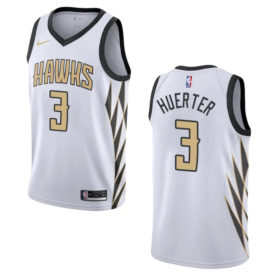 Nike Huerter Hawks White Jersey