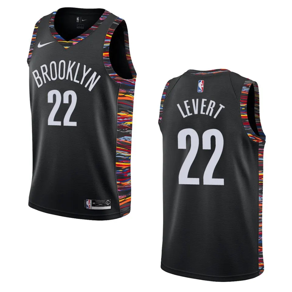 Caris LeVert Nets Black Jersey
