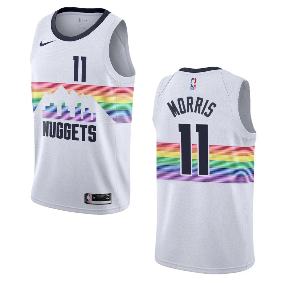 Morris Nuggets White Jersey