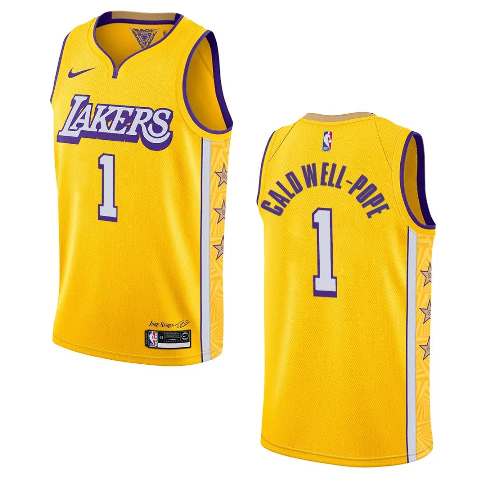 Caldwell-Pope Lakers Gold Jersey nike icon