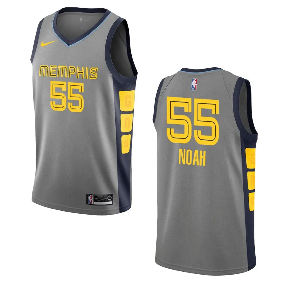 Noah #55 Grizzlies Gray Jersey