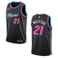 miami Whiteside Heat Black Jersey