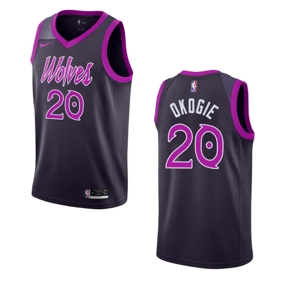 icon Okogie Timberwolves Nike Jersey