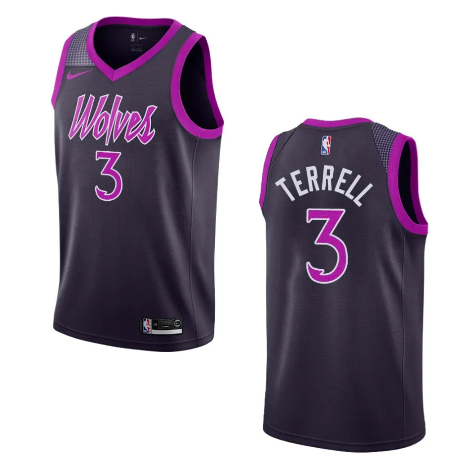 Terrell Timberwolves City Jersey