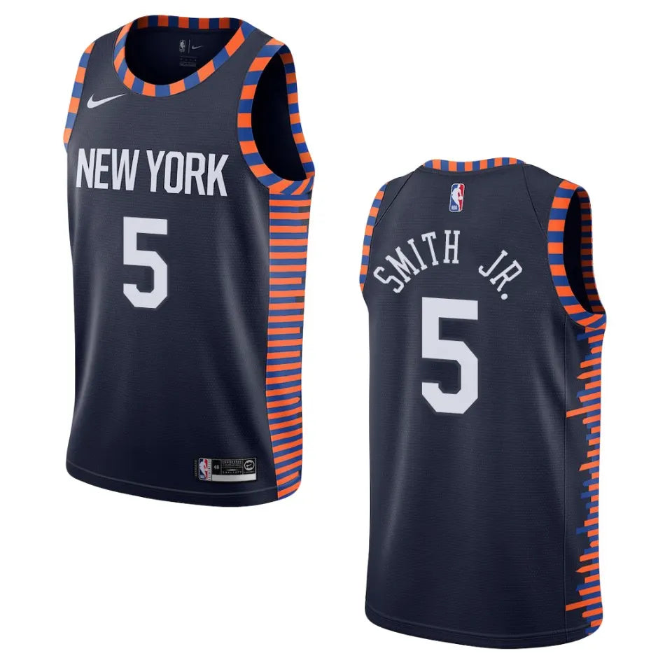 Knicks Smith Jr. Navy Jersey