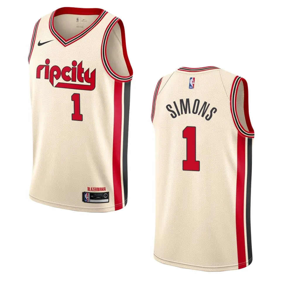 Simons Trail Blazers Cream Jersey