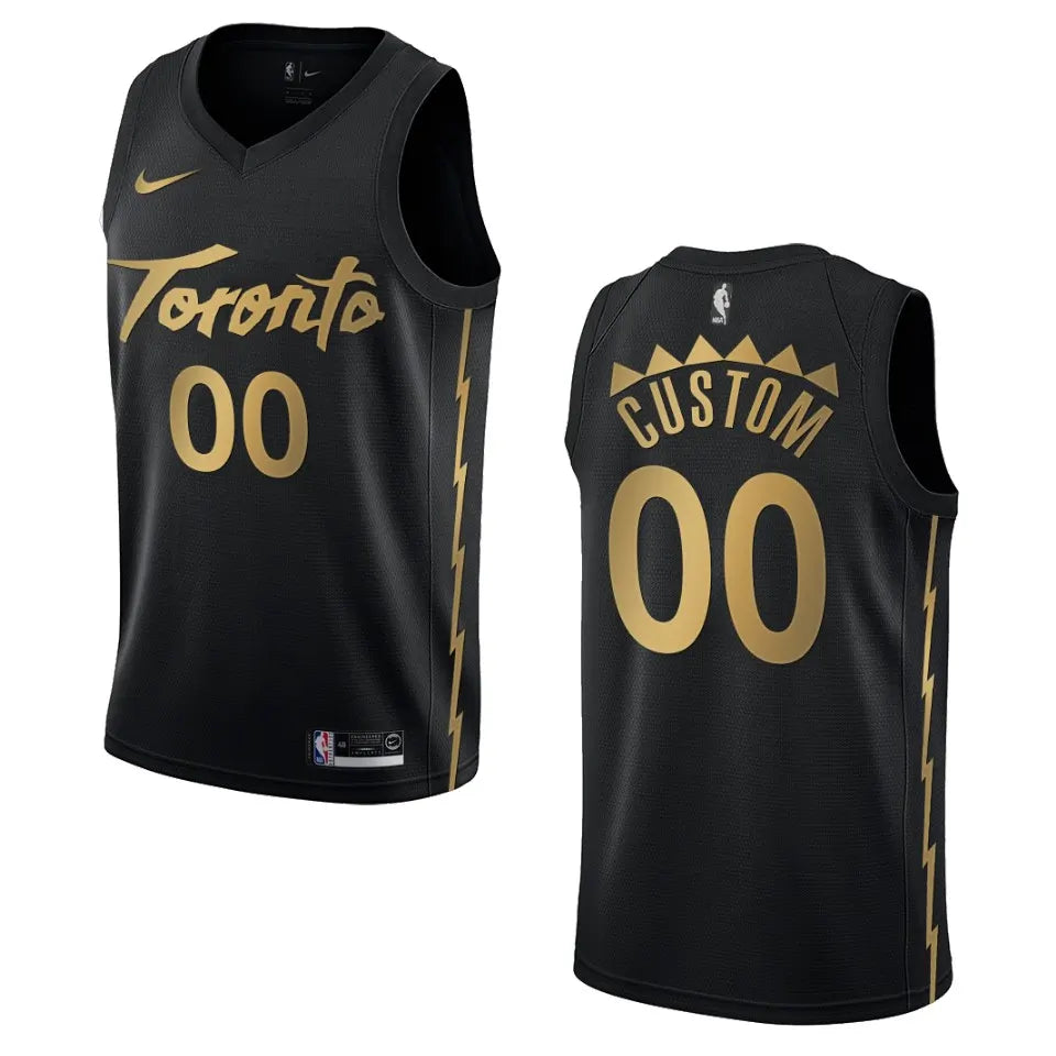 Raptors Black Custom Jersey nike
