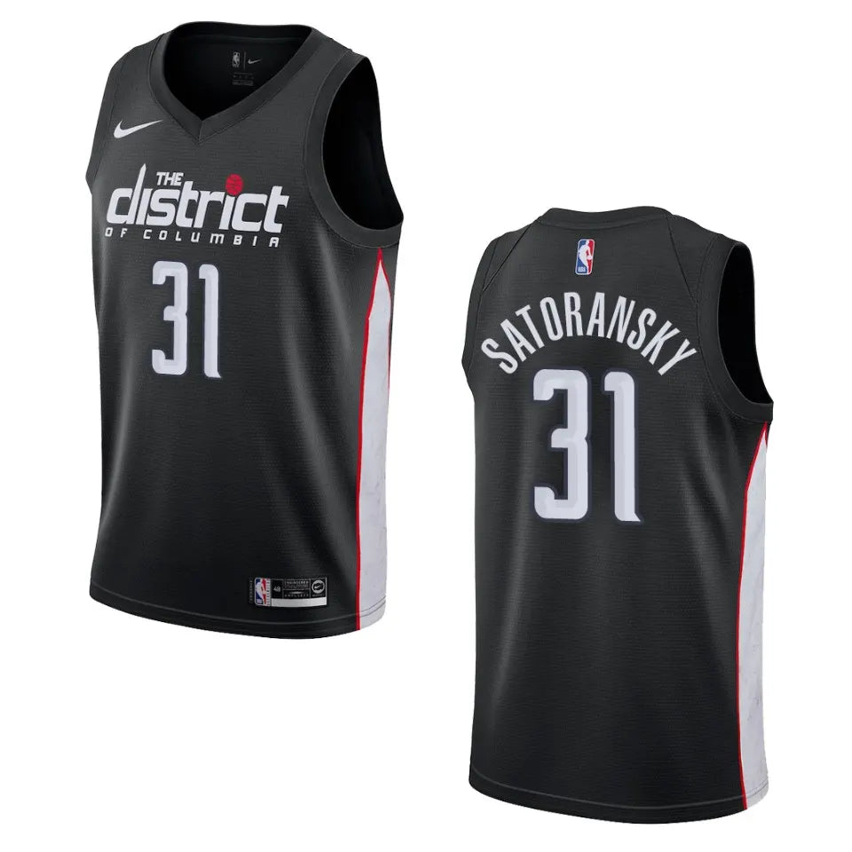Satoransky Wizards Black Jersey