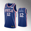 Harris #12 76ers Blue Jersey