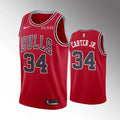 Bulls Carter Jr. #34 Red Jersey