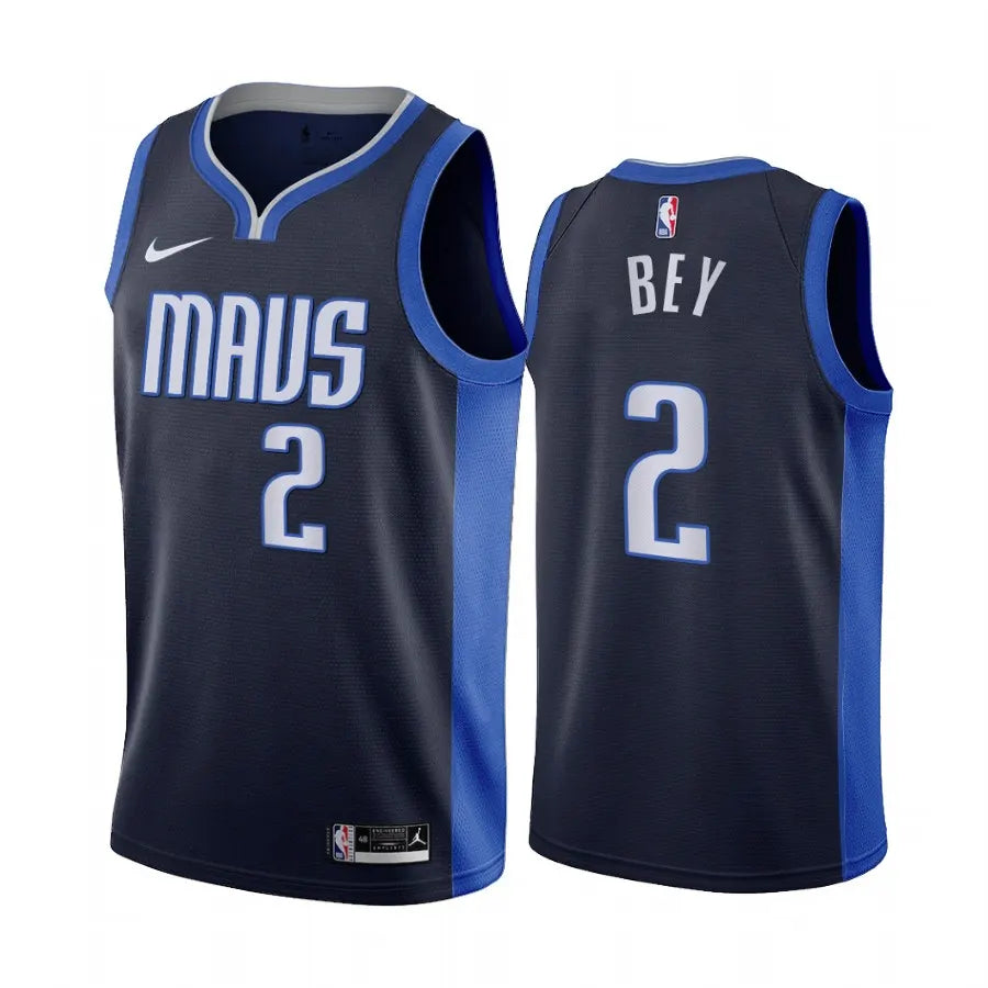 Nike Bey #2 Mavericks Navy Jersey
