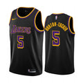 nike Horton-Tucker Lakers Black Jersey