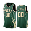 nike personalized Bucks Green Custom Jersey