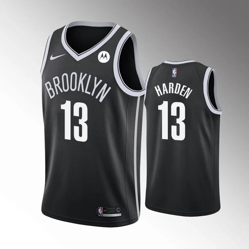 Harden #13 Nets Black Jersey