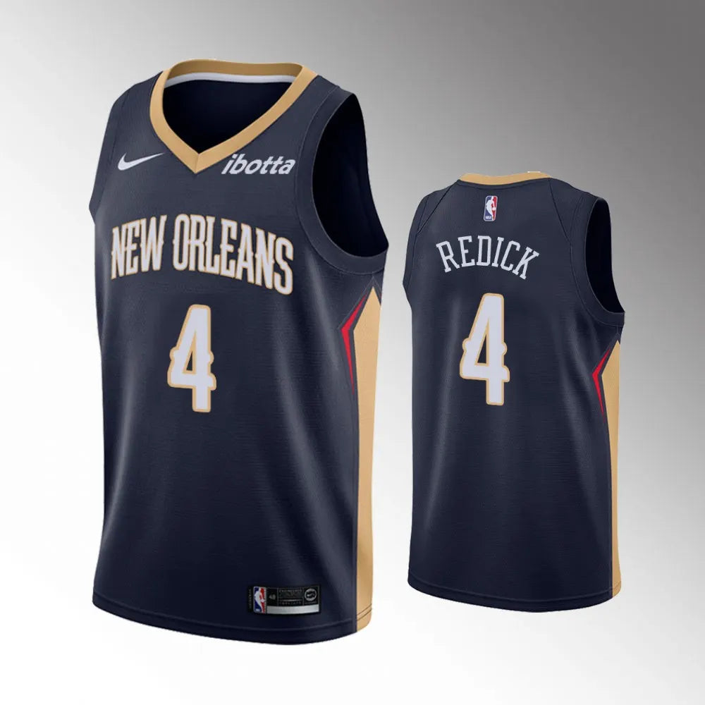 nike icon Redick Pelicans Navy Jersey