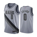 Lillard Blazers Gray Jersey