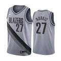 Nike Nurkic Blazers Gray Jersey