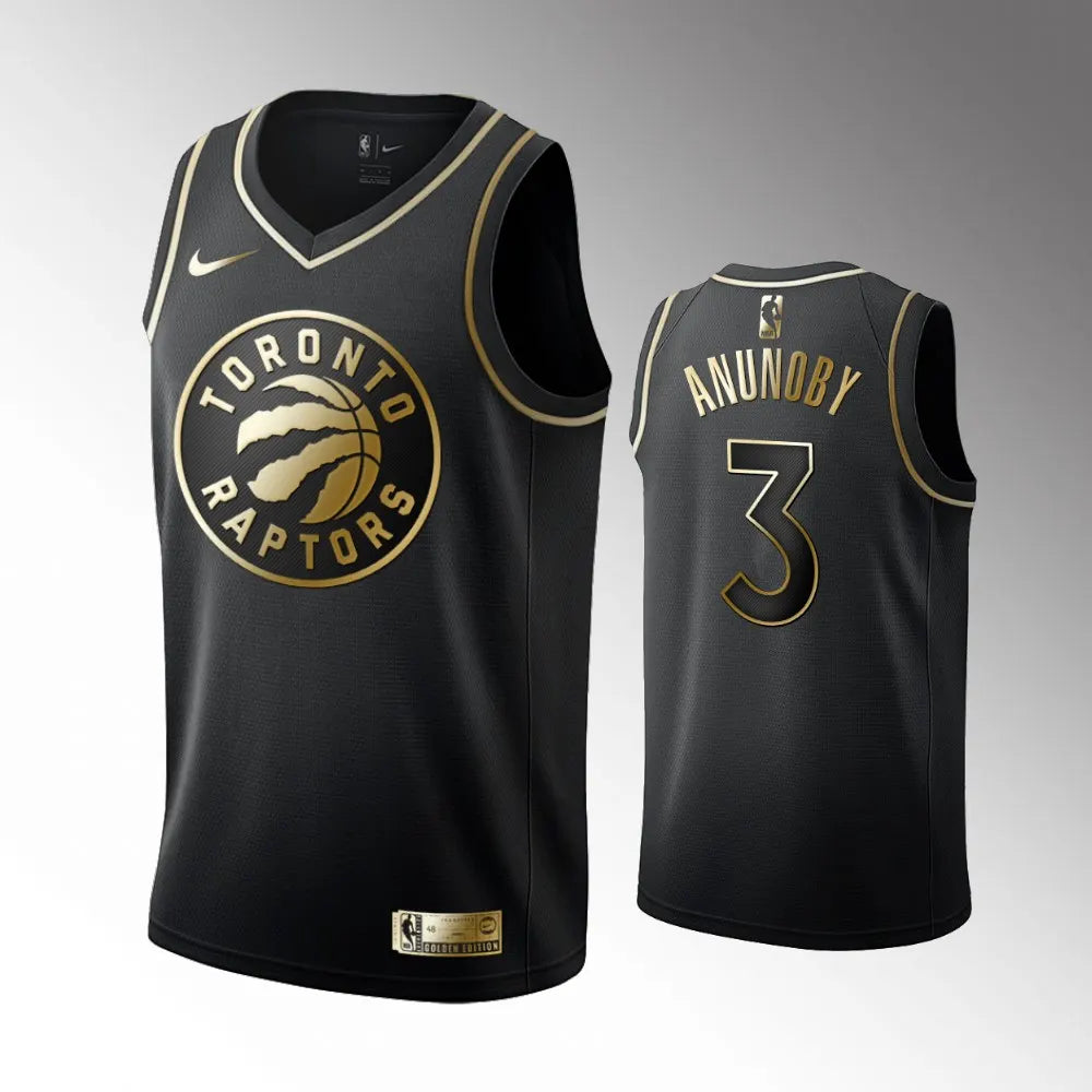 Nike Raptors Anunoby Black Jersey