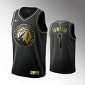 nike Edwards Timberwolves Black Jersey