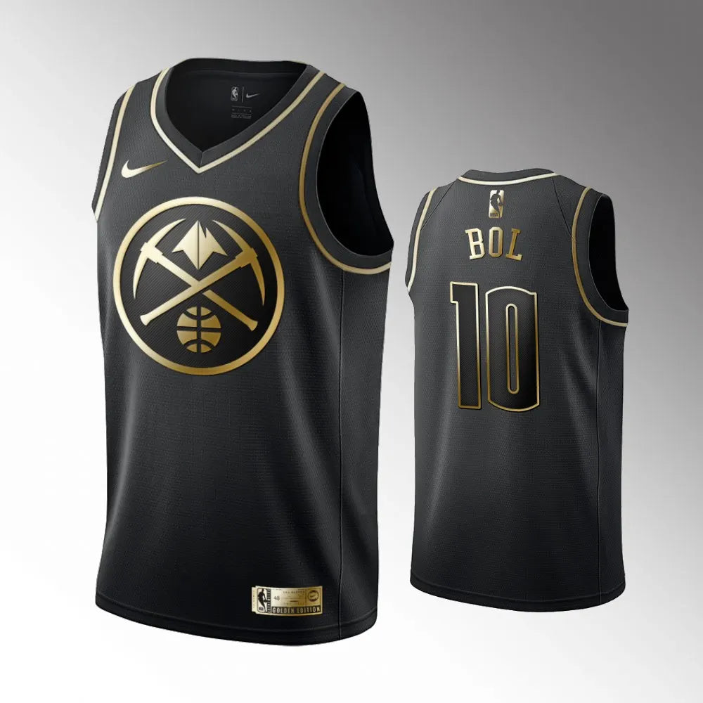 Bol Bol Nuggets Black Jersey