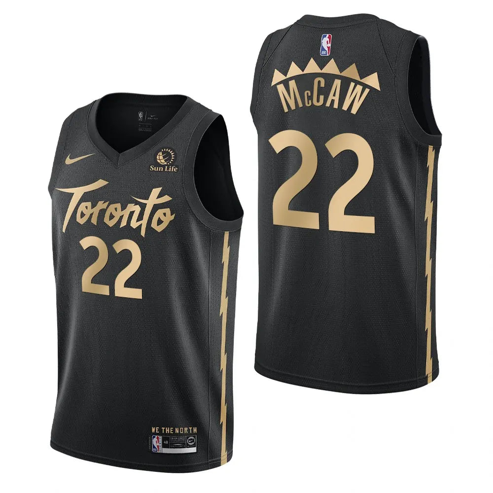 nike city McCaw Raptors Black Jersey