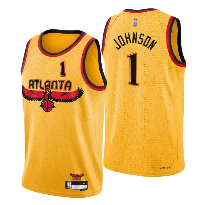 Johnson Hawks Gold Jersey