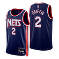 nike Griffin Nets Navy Jersey