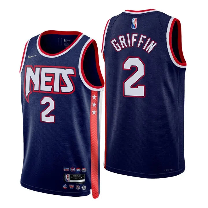 nike Griffin Nets Navy Jersey