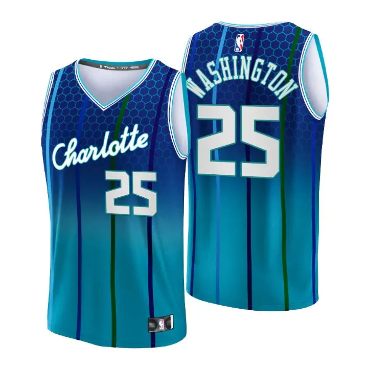 Washington #25 Teal Jersey
