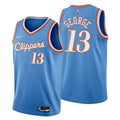 Clippers George #13 Blue Jersey nike