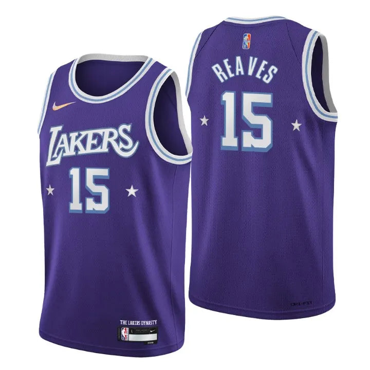 nike Reaves Lakers Purple Jersey
