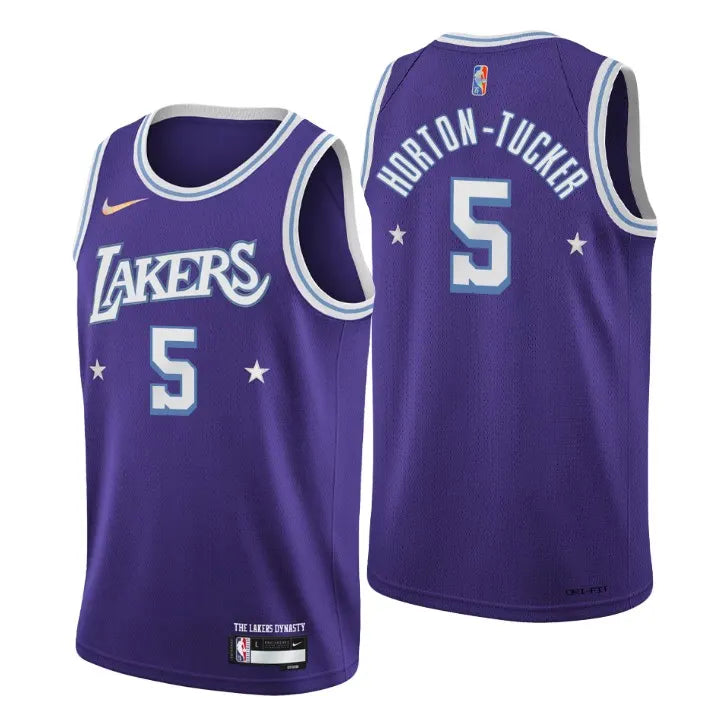 nike Horton-Tucker Lakers Purple Jersey