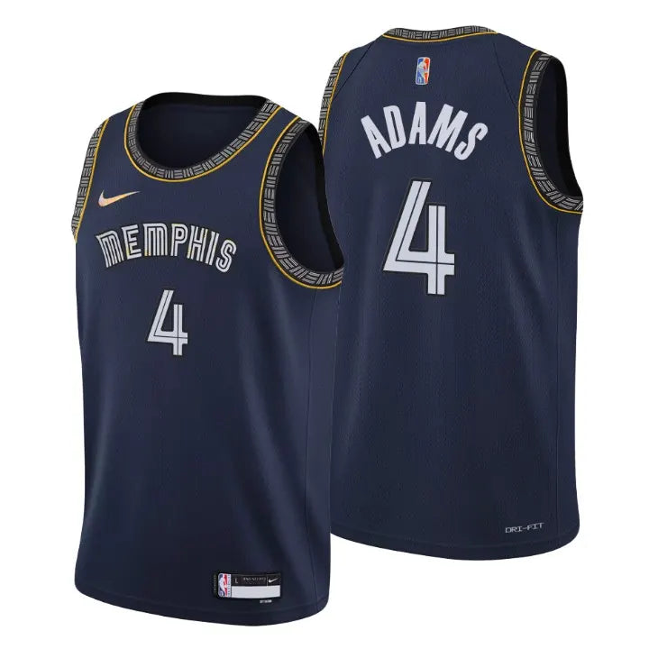 memphis Nike Adams Grizzlies Navy Jersey