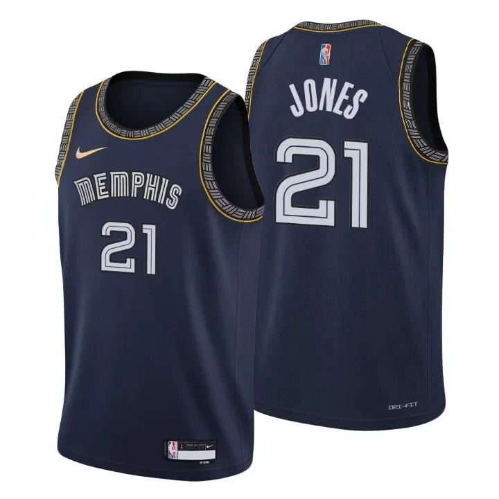 Jones Grizzlies Navy Jersey nike