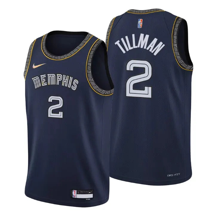 nike Tillman Grizzlies Navy Jersey