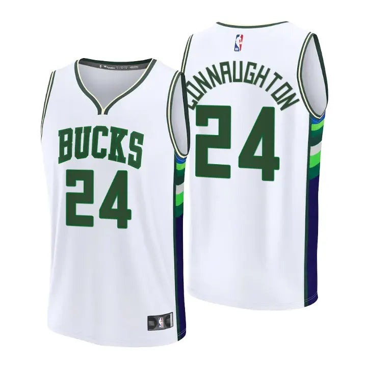 fanatics Connaughton Bucks White Jersey