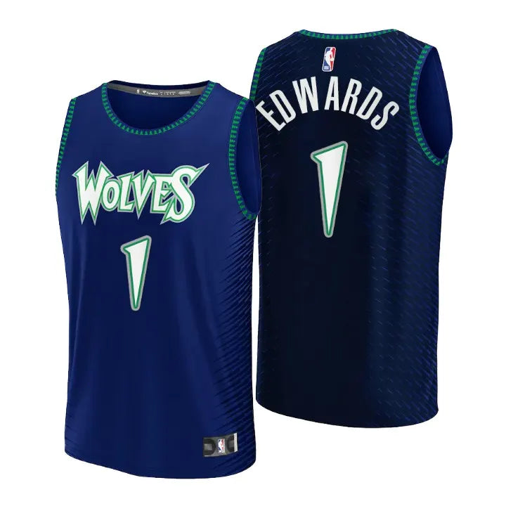 fanatics Edwards Timberwolves Jersey