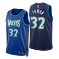 Towns Timberwolves Blue Jersey
