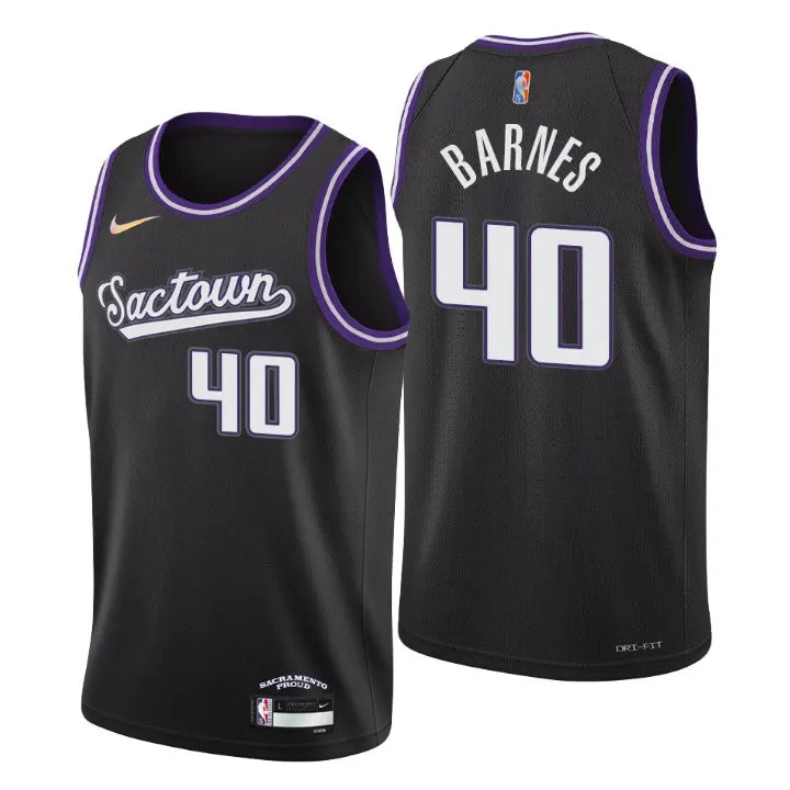 Barnes Kings Black Jersey nike
