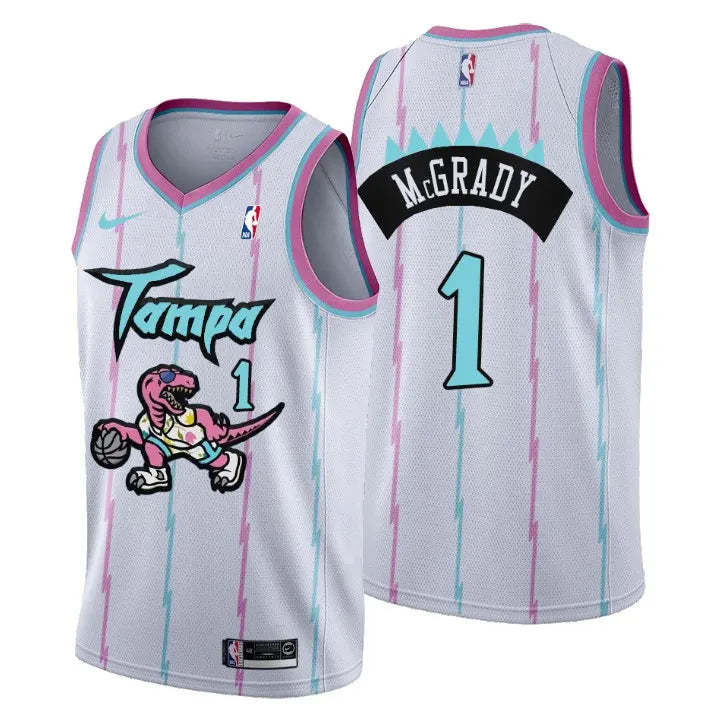 McGrady Heat White Tampa Jersey