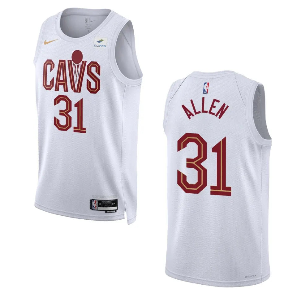 Allen #31 Cavaliers White Jersey