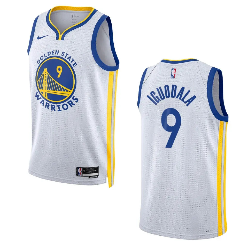 Iguodala Warriors White Jersey
