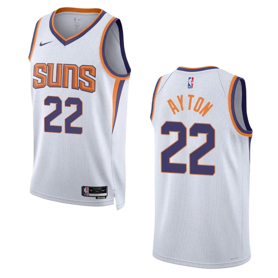Ayton Suns White Jersey